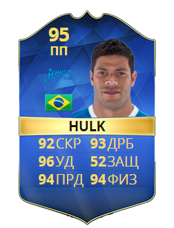 FIFA16 Ultimate Team PS4 / Hulk (Zenit St. Petersburg) �� EA SPORTS FIFA